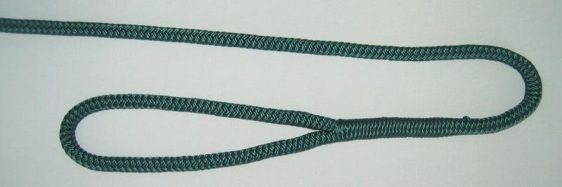 3/8" X 4' NYLON DOUBLE BRAID FENDER LINE - FOREST GREEN - Click Image to Close